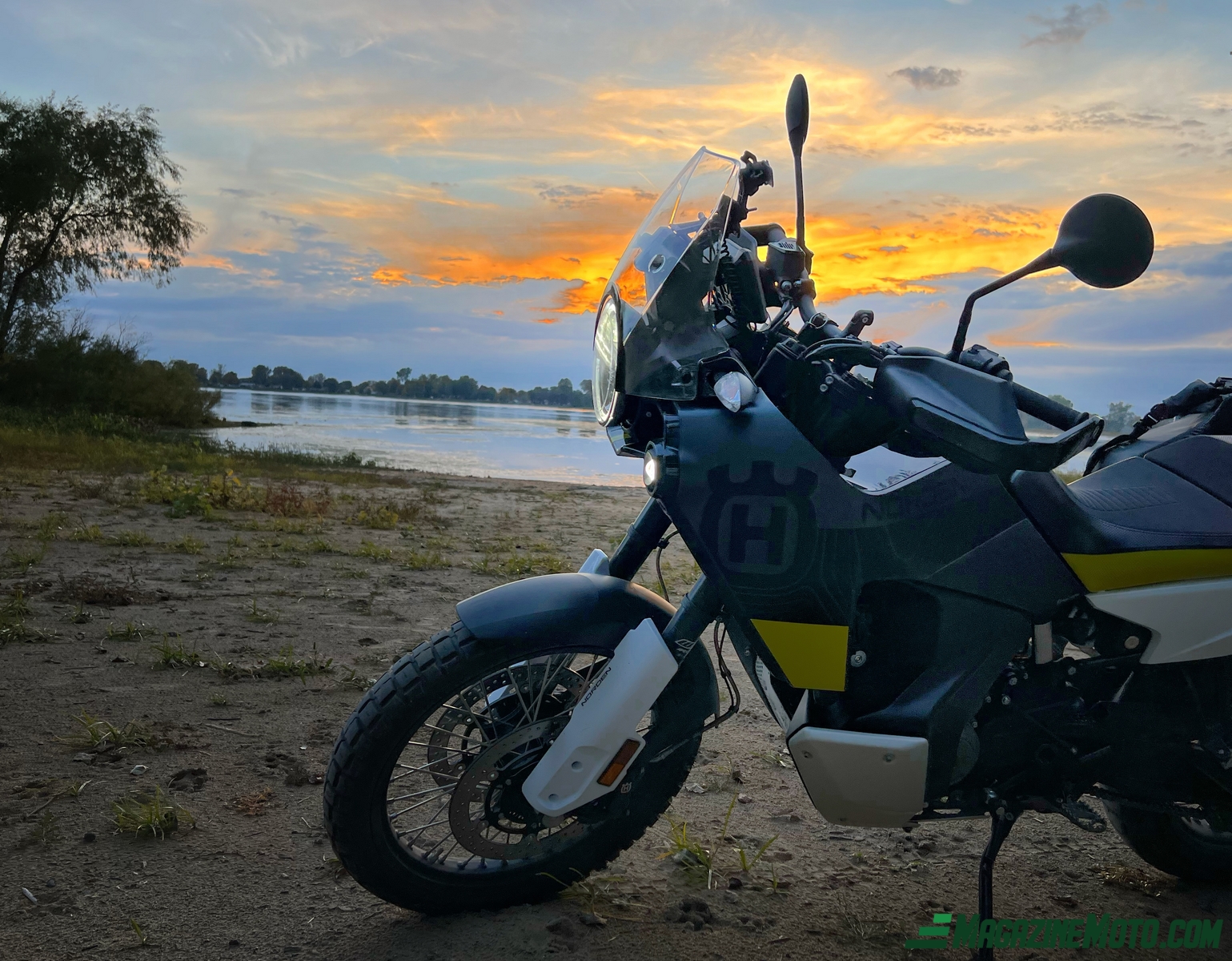 Un autre couché de soleil à couper le souffle grâce à la Norden 901 de Husqvarna