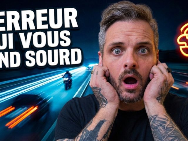 Danger audition moto bruit du vent protection auditive